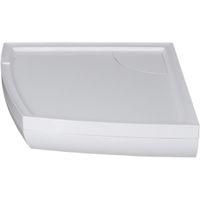 Душевой поддон из искусственного камня Aquanet Ivo 90x100 L Белый арт-180597 — фото 2, Душевые поддоны из искусственного камня