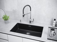 Кухонная мойка Paulmark Lumi 74 UNI Черный маталлик арт-LU74-BLM — фото 3, Кухонные мойки