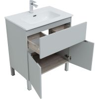 Товар: Тумба под раковину Aquanet Алвита New 70 Серая матовая арт-303899 - фото 7 Тумба под раковину Aquanet Алвита New 70 Серая матовая арт-303899 — фото 7, Тумбы под раковину