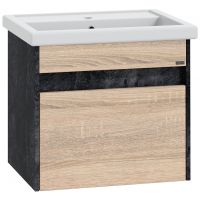 Тумба под раковину СанТа Мира 60 подвесная Янтарное дерево арт-700354 — фото 3, Тумбы под раковину