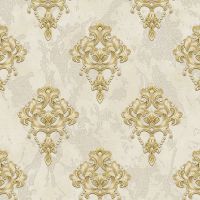 Обои Wiganford by Solo Lunman Винил на флизелине (1,06*10,05) Бежевый/Коричневый, Дамаск/Мрамор арт-ER2706 — фото 1, Обои для стен