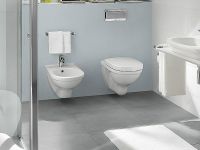 Комплект унитаза Villeroy&Boch O Novo 5660H101 с инсталляцией Tece Profil 9400412 с сиденьем Микролифт и клавишей смыва Хром глянцевый арт-5660H101+9400412 — фото 11, Комплекты унитаз + инсталляция