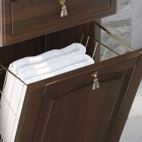 Товар: Шкаф пенал Opadiris Риспекто 40 L с бельевой корзиной Орех антикварный арт-00-00005840 - фото 4 Шкаф пенал Opadiris Риспекто 40 L с бельевой корзиной Орех антикварный арт-00-00005840 — фото 4, Пеналы для ванной комнаты