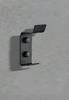 Двойной крючок Boch Mann CR-D01-08MB BM Черный матовый арт-10660 — фото 2, Крючки для полотенец