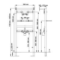 Инсталляция Berges Atom для раковины Синяя арт-049211 — фото 6, Инсталляции для раковин