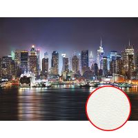 Фреска Ortograf Небоскребы 0997 Фактура флок FLK Флизелин (4*3) Фиолетовый/Черный, Город арт-0997 (флок FLK) — фото 1, Фрески