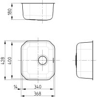Товар: Кухонная мойка Alveus Variant 40 Monarch Copper 340x400x180 Медь арт-1113586 - фото 5 Кухонная мойка Alveus Variant 40 Monarch Copper 340x400x180 Медь арт-1113586 — фото 5, Кухонные мойки