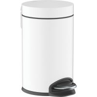Ведро для мусора Hansgrohe AddStoris Белое матовое арт-41775700 — фото 1, Мусорные ведра
