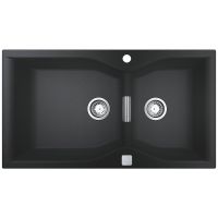 Кухонная мойка Grohe K700 90 Черный гранит арт-31658AP0 — фото 1, Кухонные мойки
