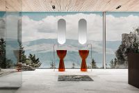 Раковина Abber Kristall 45 Коричневая арт-AT2703Opal — фото 3, Раковины напольные