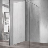 Душевая перегородка Vincea Walk-In 80 профиль Хром стекло прозрачное арт-VSW-1H800CL — фото 2, Душевые перегородки