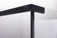 Душевой уголок Esbano ESR-7180B 120x80 профиль Черный матовый стекло прозрачное арт-ESUGR7180B — фото 4, Прямоугольные душевые уголки