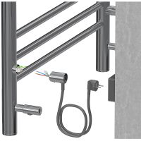 Электрический полотенцесушитель Aquatek Пандора П7 500x700 Хром арт-AQ EL RPC0770CH — фото 10, Электрические полотенцесушители