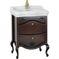 Тумба под раковину Migliore Impero 60 Орех арт-25971 — фото 1, Тумбы под раковину