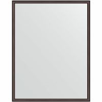 Зеркало Evoform Definite 88х68 в багетной раме - Махагон 22 мм арт-BY 0673 — фото 1, Зеркала в ванную комнату