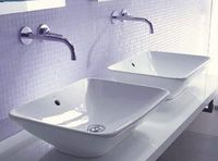 Раковина-чаша Duravit Bacino 55 Белая арт-0334520000 — фото 6, Раковины накладные