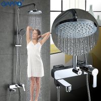 Душевая система Gappo G02-2 Хром арт-G2402 — фото 15, Душевые стойки