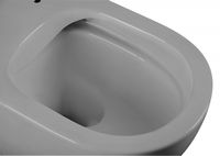 Унитаз Abber Bequem подвесной Серый матовый с сиденьем Микролифт арт-AC1103MG — фото 2, Подвесные унитазы