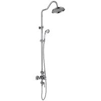 Душевая система Aquatek Классик с термостатом Хром арт-AQ2563CR — фото 1, Душевые стойки