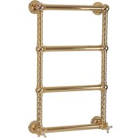 Электрический полотенцесушитель Migliore Edera 79х49 R Золото арт-20294 — фото 1, Электрические полотенцесушители