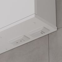 Зеркало со шкафом Volna Lake 80 R с подсветкой Белое арт-zsLAKE80.R-01 — фото 5, Зеркальные шкафы в ванную