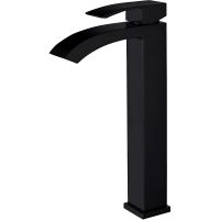 Смеситель для раковины Abber Wasserfall Черный матовый арт-AF8611B — фото 1, Смесители для раковины