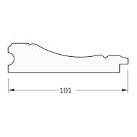 Зеркало Evoform Definite Floor 204х84 в багетной раме - Вензель серебряный 101 мм арт-BY 6030 — фото 8, Зеркала в ванную комнату