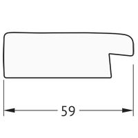 Зеркало Evoform Definite 84х64 в багетной раме - Травленое золото 59 мм арт-BY 0650 — фото 4, Зеркала в ванную комнату