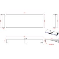 Товар: Консоль под раковину Cezares Tavolone 120 Rovere tabacco арт-41583 - фото 5 Консоль под раковину Cezares Tavolone 120 Rovere tabacco арт-41583 — фото 5, Консоли для раковины