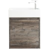 Тумба под раковину BelBagno Kraft Mini 50 R подвесная Pino Pasadena арт-KRAFT MINI-500/260-1A-SO-PP-R — фото 1, Тумбы под раковину