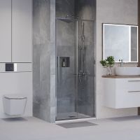 Душевая дверь Niagara Nova 100 профиль Хром стекло прозрачное арт-NG-64-10A — фото 2, Раздвижные душевые двери