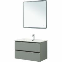 Тумба под раковину Aquanet Вега 80 подвесная Мисти грин арт-329603 — фото 8, Тумбы под раковину