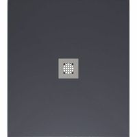 Душевой поддон из искусственного камня Allen Brau Priority 90x90 Антрацит арт-8.31002-AM — фото 2, Душевые поддоны из искусственного камня