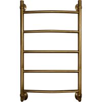 Водяной полотенцесушитель Ника Arc арт-ЛД 60/60 бронза — фото 1, Водяные полотенцесушители