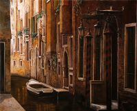 Фреска Ortograf Венеция 11847 Фактура флок FLK Флизелин (3,3*2,7) Оранжевый/Коричневый, Город арт-11847 (флок FLK) — фото 2, Фрески