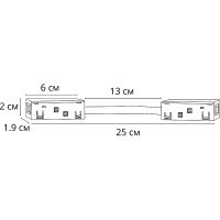 Коннектор гибкий Artelamp Linea-accessories Черный арт-A484406 — фото 2, Комплектующие для освещения