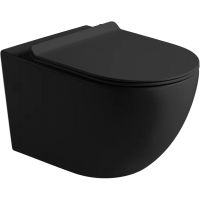 Унитаз SantiLine подвесной с сиденьем Микролифт арт-SL-5002MB — фото 1, Подвесные унитазы