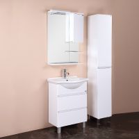 Товар: Шкаф пенал Onika Элита 30.10 Белый арт-403039 - фото 2 Шкаф пенал Onika Элита 30.10 Белый арт-403039 — фото 2, Пеналы для ванной комнаты