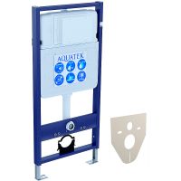 Комплект унитаза с инсталляцией Aquatek с сиденьем Микролифт и Белой клавишей смыва арт-SET AQUATEK ПОЛАРИС-015 4в1 — фото 2, Комплекты унитаз + инсталляция