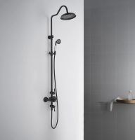 Товар: Душевая система Aquatek Классик с термостатом Черная матовая арт-AQ2563MB - фото 4 Душевая система Aquatek Классик с термостатом Черная матовая арт-AQ2563MB — фото 4, Душевые стойки