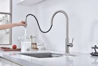 Смеситель для кухни Paulmark Senso Брашированная сталь арт-Se215180-BS — фото 8, Смесители для кухни