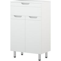 Товар: Тумба Corozo Лея 50 Белая арт-SD-00001510 - фото 3 Тумба Corozo Лея 50 Белая арт-SD-00001510 — фото 3, Комоды и тумбы для ванной комнаты