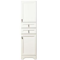 Шкаф пенал Orange Classic 40 Белый арт-F7-40PE3 — фото 1, Пеналы для ванной комнаты