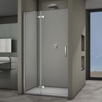 Душевая дверь Veconi Vianno VN-64 100 профиль Хром стекло прозрачное арт-VN64-100-01-19C3 — фото 2, Распашные душевые двери