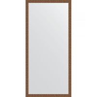 Зеркало Evoform Definite 151х71 в багетной раме - Мозаика медь 46 мм арт-BY 3323 — фото 1, Зеркала в ванную комнату