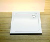 Душевой поддон из искусственного камня Ravak Perseus Pro Chrome 90х90 Белый арт-XA047701010 — фото 2, Душевые поддоны из искусственного камня