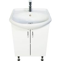 Тумба с раковиной Orange Роса Белый глянец арт-Ro-50TUW — фото 2, Тумбы с раковиной