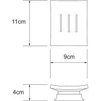 Товар: Мыльница WasserKRAFT Amper Хром арт-K-5429 - фото 3 Мыльница WasserKRAFT Amper Хром арт-K-5429 — фото 3, Мыльницы
