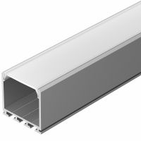 Профиль алюминиевый Arlight накладной Серебристый арт-016386 — фото 1, Профили для светодиодных лент