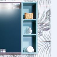 Подвесной шкаф Бриклаер Кристалл 20 Муссон арт-4627125414602 — фото 2, Шкафы для ванной